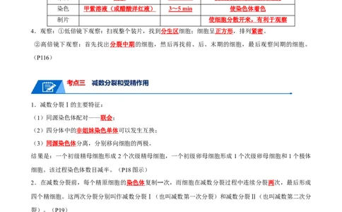 宝典06细胞的增殖和减数分裂（解析版）_2024年新高考资料_1.2024一轮复习_2024年高考生物一轮复习知识清单