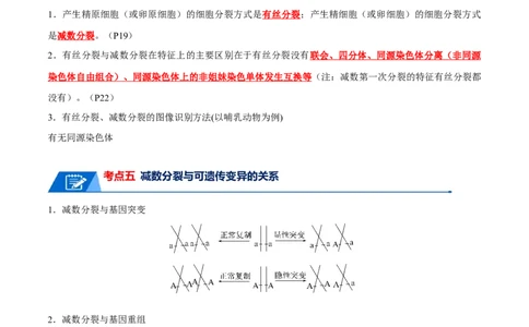 宝典06细胞的增殖和减数分裂（解析版）_2024年新高考资料_1.2024一轮复习_2024年高考生物一轮复习知识清单