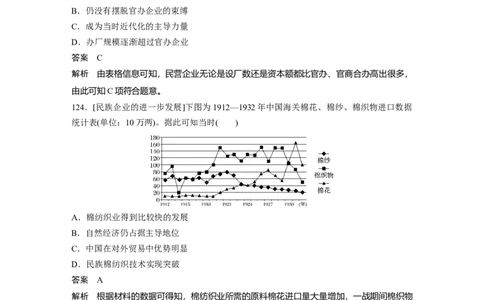 60第二部分核心考点回扣练200题专题9近代以来经济结构的变动与社会生活变迁_07高考历史_通用版（老高考）复习资料_2023年复习资料_一轮+二轮_历史高三二轮复习系列_588