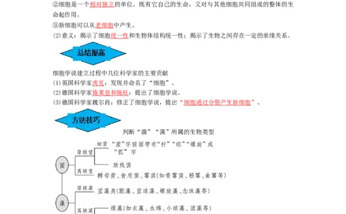专题01走近细胞（串讲）（解析版）_2024年新高考资料_1.2024一轮复习_备战2024年高考生物一轮复习串讲精练（新高考专用）
