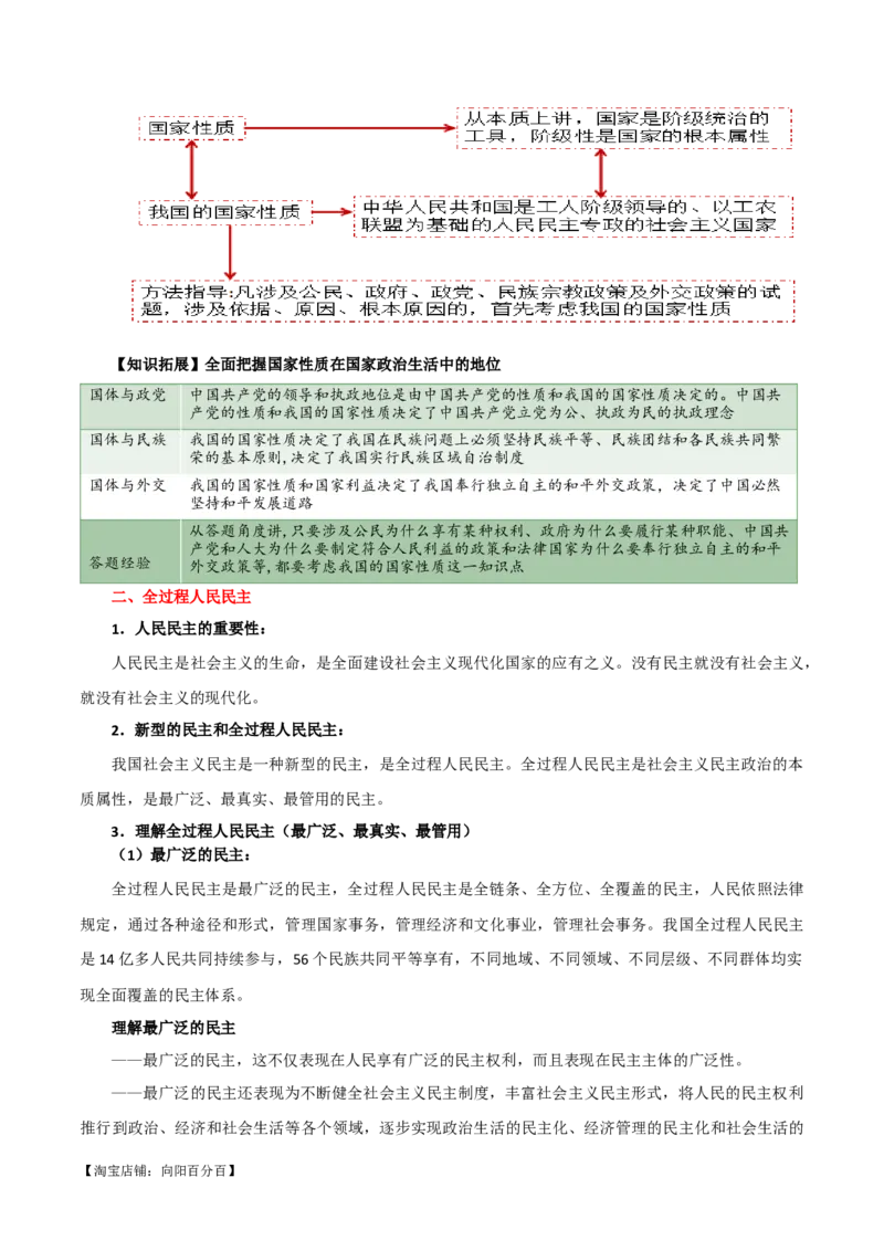 必修三《政治与法治》知识清单-口袋书2024年高考政治一轮复习知识清单（新高考通用）_新高考复习资料_2024年新高考资料_专项复习资料