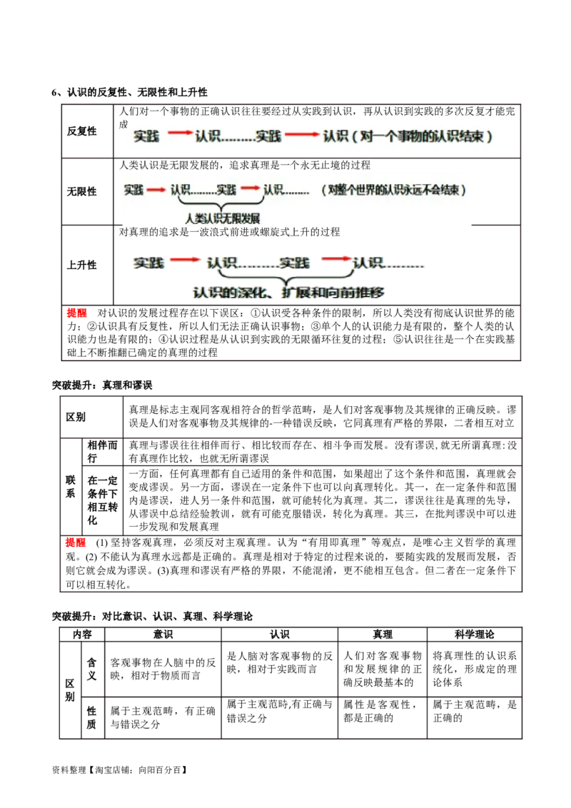 专题08辩证唯物主义（讲义）（解析版）_新高考复习资料_2024年新高考资料_二轮复习资料_2024年高考政治二轮复习讲练测（新教材新高考）_配套讲义（原卷版+解析版）