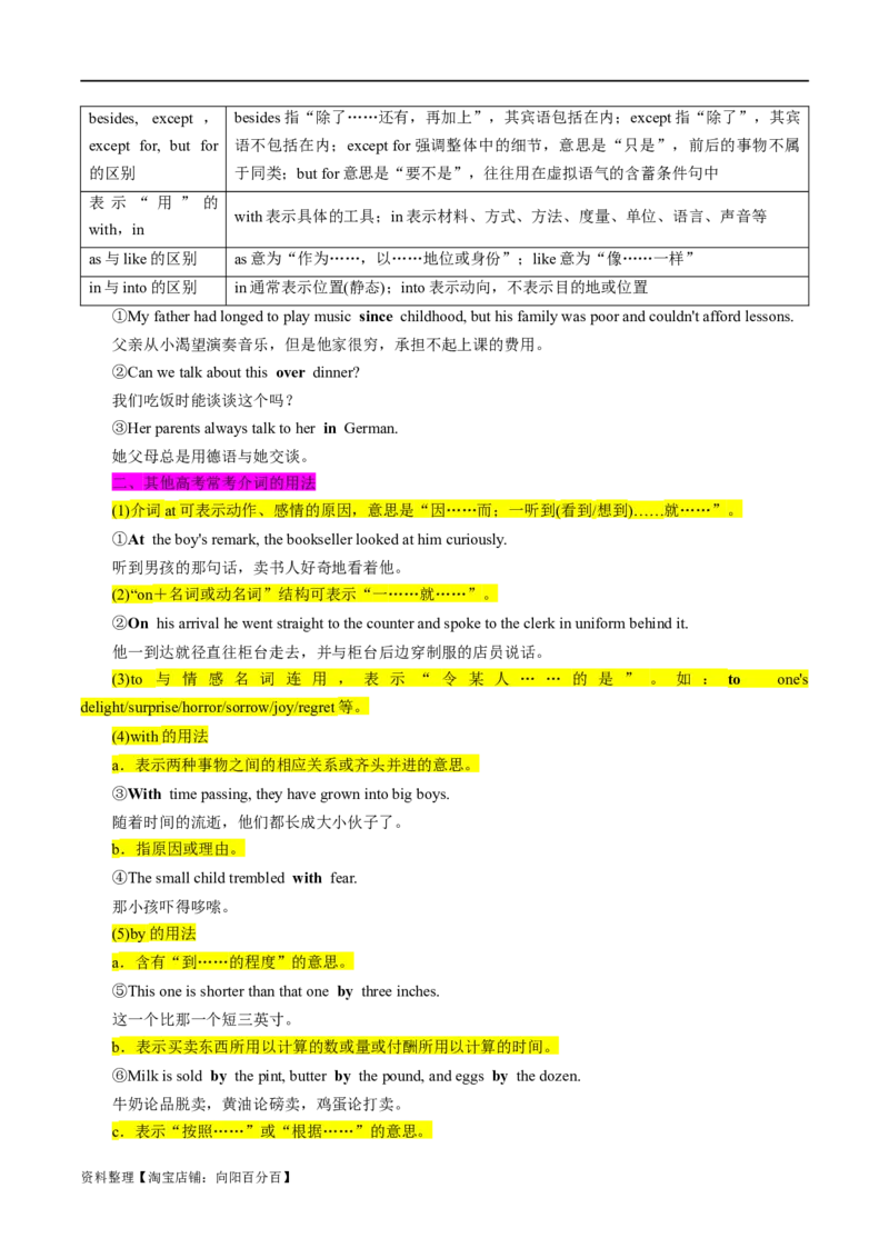 专题01冠词、介词等无提示词的揭秘（解析版）-高频考点解密2024年高考英语二轮复习高频考点追踪与预测（新高考专用）_03高考英语_新高考复习资料_2024年新高考资料_二轮复习资料