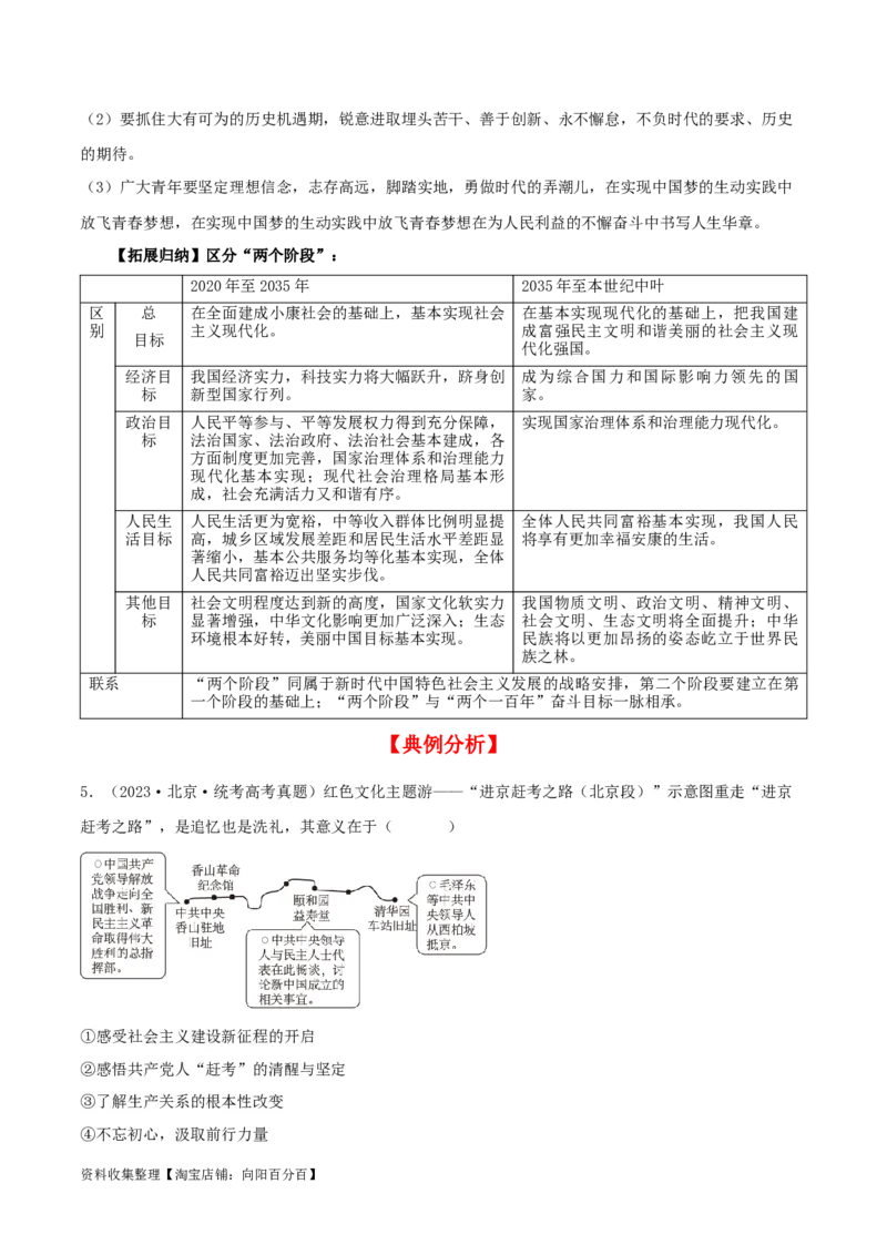 第四课只有坚持和发展中国特色社会主义才能实现中华民族伟大复兴（精品讲义）_新高考复习资料_2024年新高考资料_一轮复习资料_必修一《中国特色社会主义》