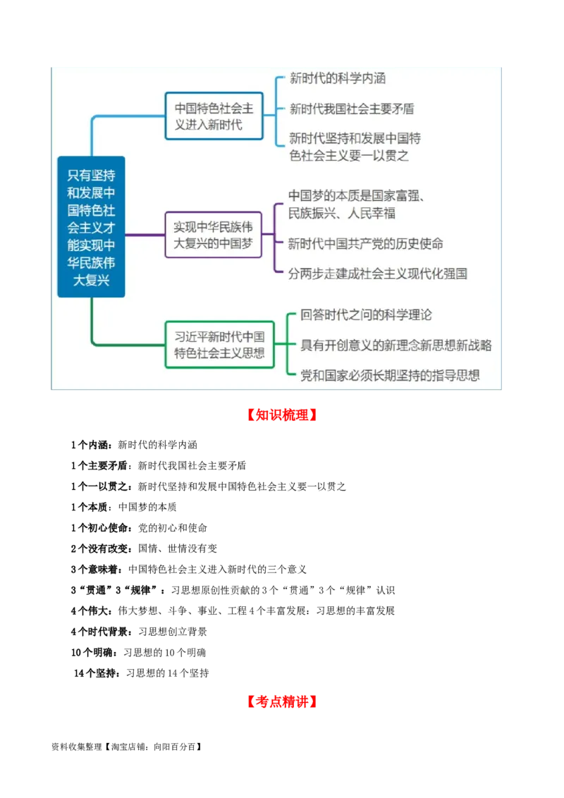 第四课只有坚持和发展中国特色社会主义才能实现中华民族伟大复兴（精品讲义）_新高考复习资料_2024年新高考资料_一轮复习资料_必修一《中国特色社会主义》