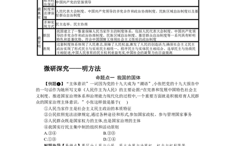 第十二课人民民主专政的社会主义国家学案_新高考复习资料_2022年新高考资料_2022届一轮复习讲练结合_系列一_第十二单元人民民主专政的社会主义国家