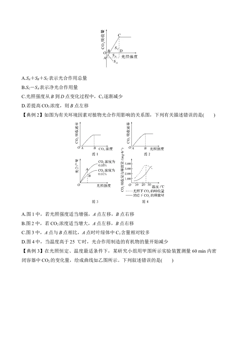专题一光合作用与呼吸作用重难集训（原卷版）_2024年新高考资料_5.2024三轮冲刺_2024年高考生物考前最后冲刺
