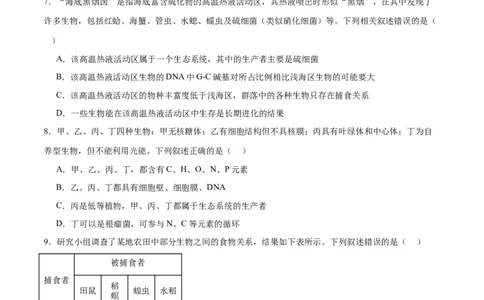 专题35生态系统的结构（原卷版)_2024年新高考资料_3.2024专项复习_备战2024年高考生物一轮复习重难点专项突破_专题35生态系统的结构-备战2024年高考生物一轮复习重难点专项突破