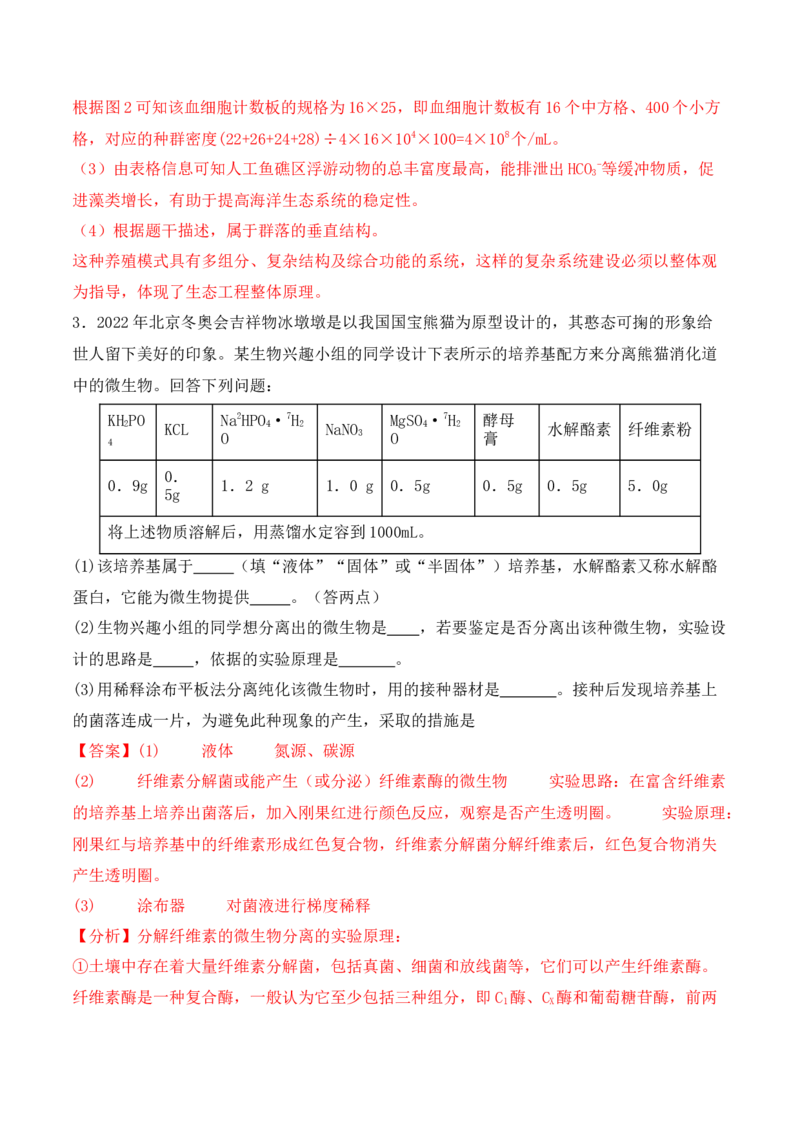 专题13实验设计与分析类（解析版）_2024年新高考资料_2.2024二轮复习_2024年高考生物二轮热点题型归纳与变式演练（新高考通用）