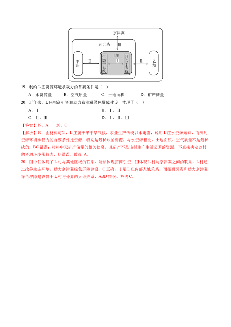 专题10&ldquo;图像类&rdquo;选择题答题技巧（解析版）_2025年新高考资料_二轮复习_01高考语文等多个文件_2025年高三地理高考二轮复习专项提升_题型专练
