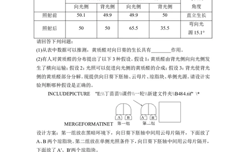 热点微练18植物激素相关的实验设计(尖子生特训)_2024年新高考资料_1.2024一轮复习_2024年高考生物一轮复习讲义（新人教版）_另附1套Word版题库_选择性必修1_第八单元稳态与调节