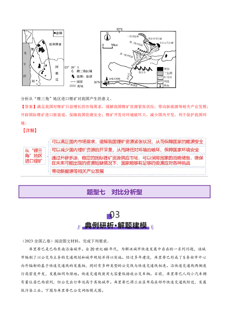专题02非选择题攻略（讲义）（解析版）_2025年新高考资料_二轮复习_01高考语文等多个文件_上好课2025年高考地理二轮复习讲练测（新高考通用）_第二部分题型突破
