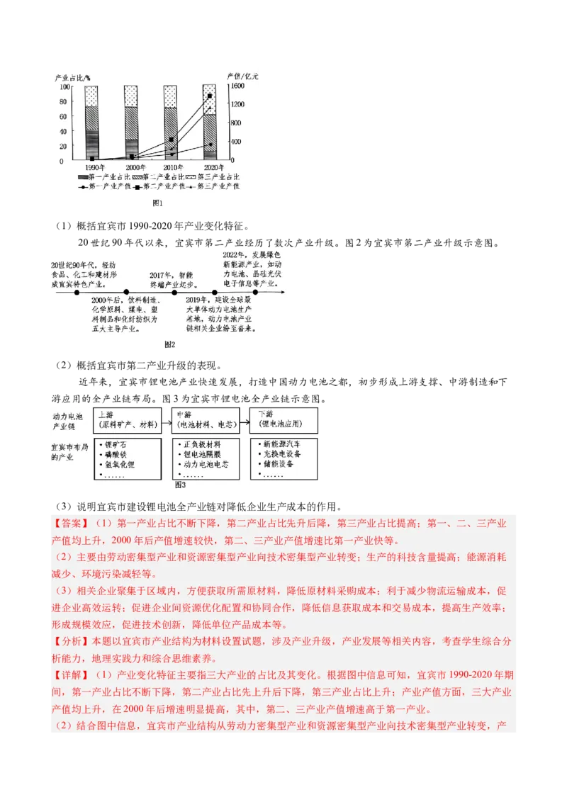 专题13不同类型区域的发展（解析版）_2025年新高考资料_二轮复习_01高考语文等多个文件_2025年高三地理高考二轮复习专项提升_重点&middot;难点&middot;热点专练（分地区）_北京专用
