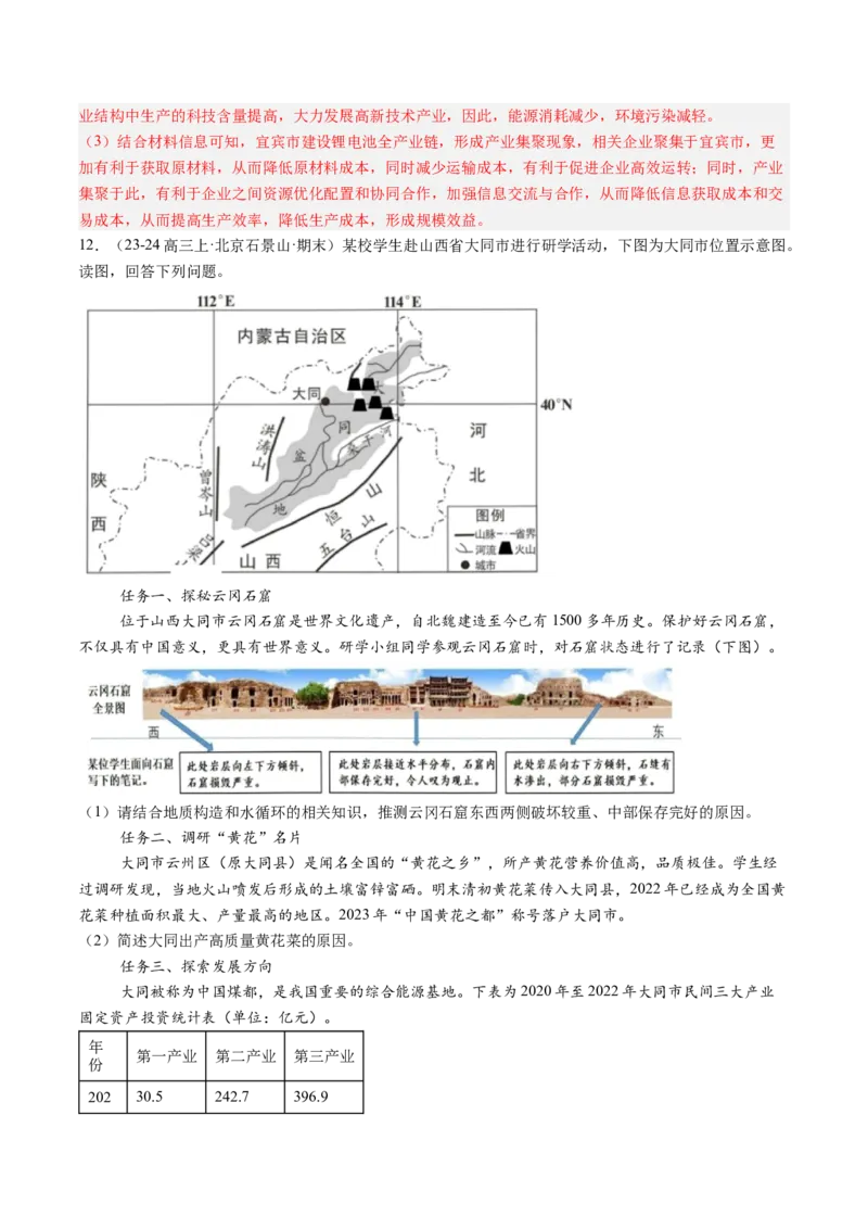 专题13不同类型区域的发展（解析版）_2025年新高考资料_二轮复习_01高考语文等多个文件_2025年高三地理高考二轮复习专项提升_重点&middot;难点&middot;热点专练（分地区）_北京专用