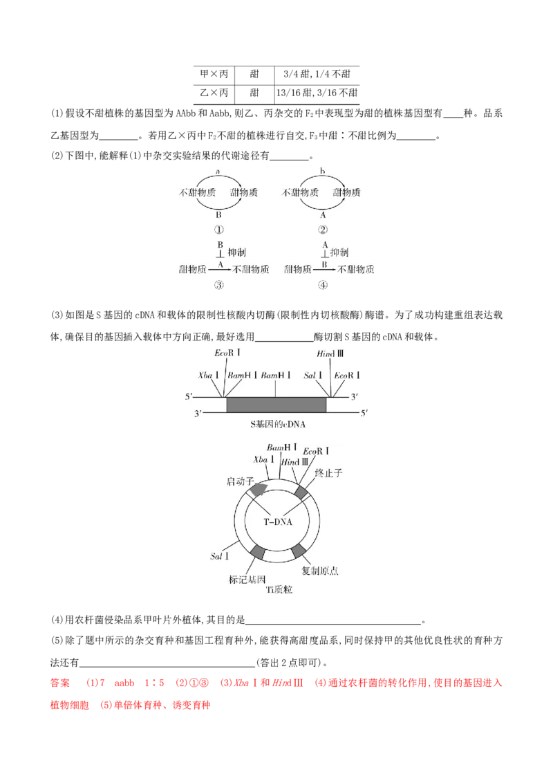 押第24题遗传与进化模块（解析版）_2024年新高考资料_5.2024三轮冲刺_备战2024年高考生物临考题号押题（辽宁、黑龙江、吉林专用）322857720