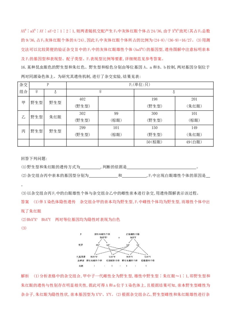 押第24题遗传与进化模块（解析版）_2024年新高考资料_5.2024三轮冲刺_备战2024年高考生物临考题号押题（辽宁、黑龙江、吉林专用）322857720
