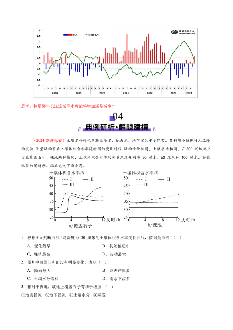 专题04水体运动（讲义）（原卷版）_2025年新高考资料_二轮复习_2025年高三地理高考二轮复习专项提升（新高考通用）3405802_二轮讲义