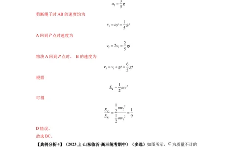 专题03牛顿运动定律的综合应用（解析版）_04高考物理_新高考复习资料_2024新高考复习资料_二轮复习资料_2024年高考物理二轮热点题型归纳与变式演练（新高考通用）_答案解析版