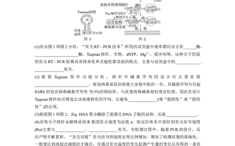 第10单元　解惑练4　PCR技术拓展应用_2024年新高考资料_1.2024一轮复习_2024年高考生物一轮复习讲义（新人教版）_学生版在此文件夹_一轮复习69练_第十单元　生物技术与工程