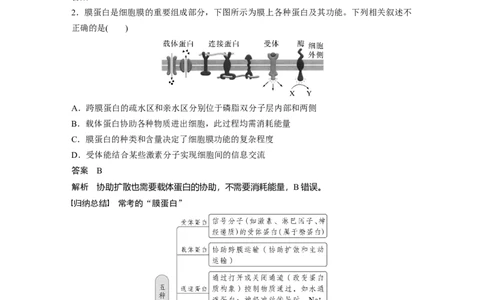 2023年高考生物一轮复习（全国版）第2单元第1课时　细胞膜的结构和功能_通用版（老高考）复习资料_2023年复习资料_一轮复习_2023年高考生物一轮复习讲义+课件（全国版）