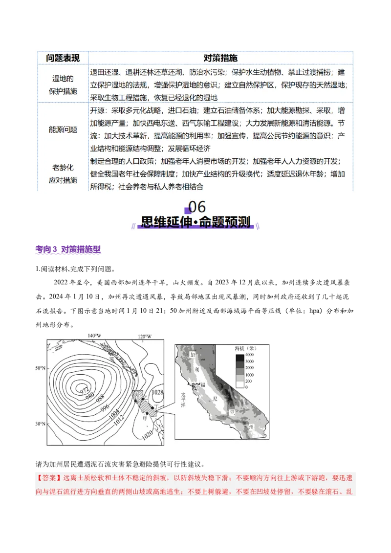专题02非选择题攻略（讲义）（解析版）_2025年新高考资料_二轮复习_上好课2025年高考地理二轮复习讲练测（新高考通用）3381954