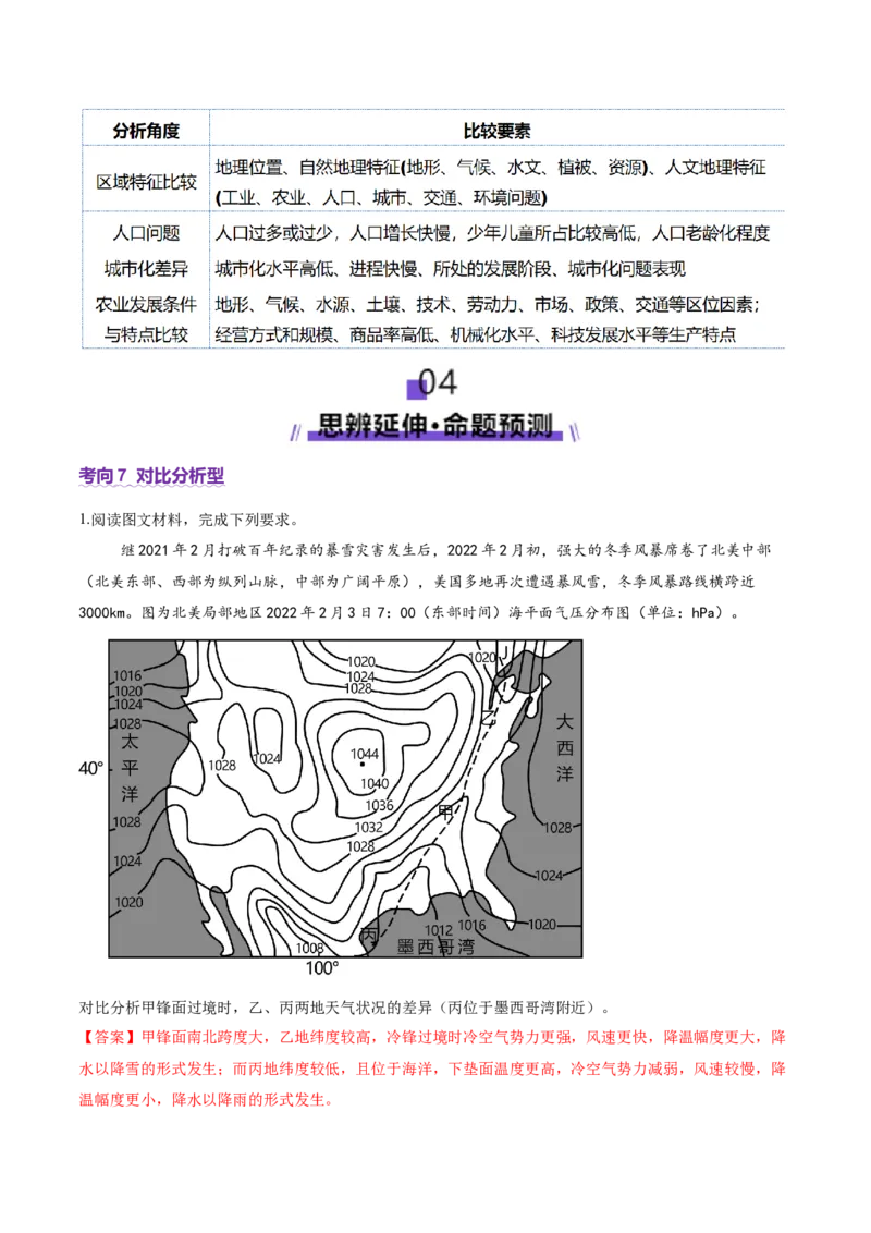 专题02非选择题攻略（讲义）（解析版）_2025年新高考资料_二轮复习_上好课2025年高考地理二轮复习讲练测（新高考通用）3381954