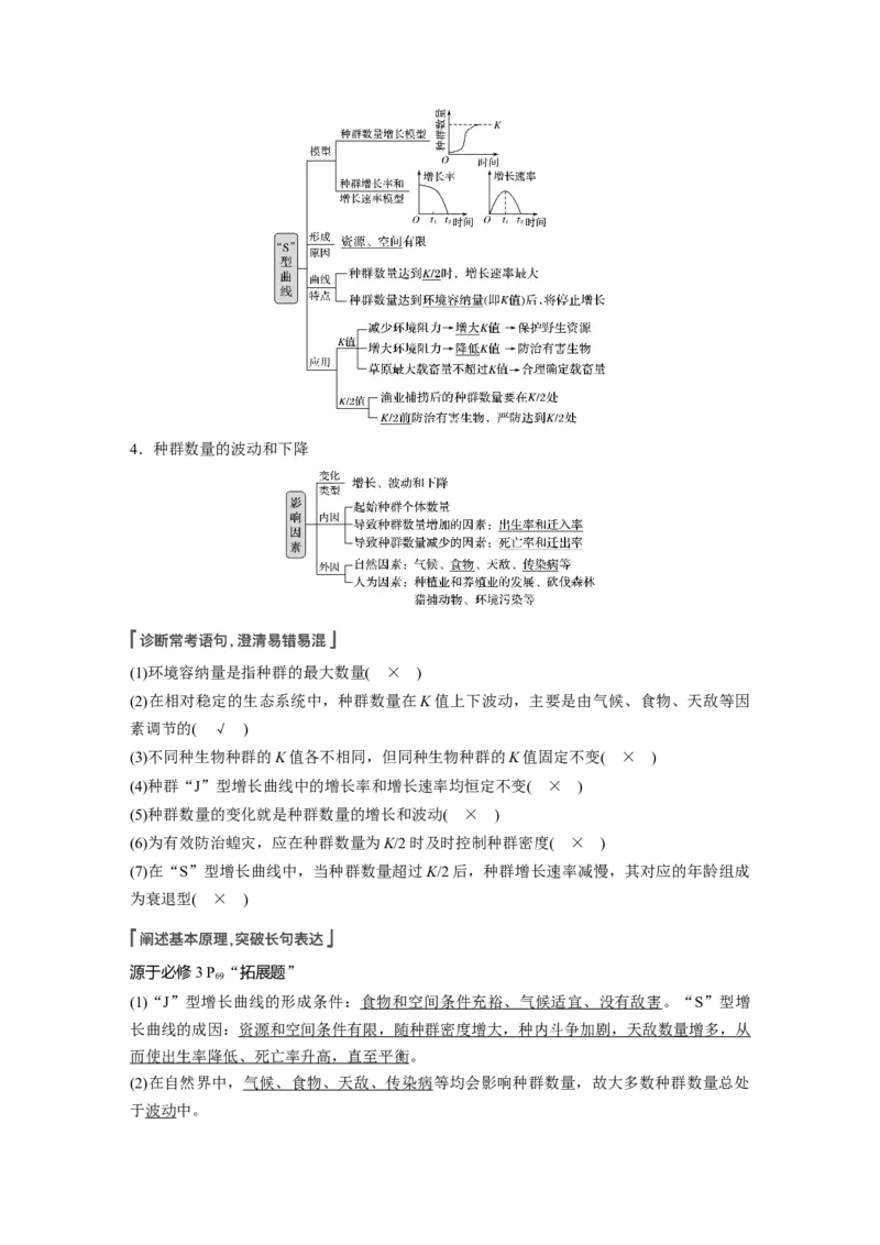 2022年高考生物一轮复习第9单元第28讲　种群的特征和数量变化_新高考复习资料_2022年新高考复习资料_2022年一轮复习最新版_1.2022年高考生物一轮复习全国通用版