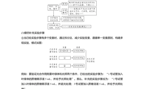 2022年高考生物一轮复习第8单元实验技能三实验方案的补充和完善_新高考复习资料_2022年新高考复习资料_2022年一轮复习最新版_1.2022年高考生物一轮复习全国通用版