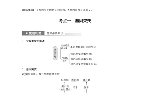 2023年高考生物一轮复习（全国版）第7单元第1课时　基因突变和基因重组_通用版（老高考）复习资料_2023年复习资料_一轮复习_2023年高考生物一轮复习讲义+课件（全国版）