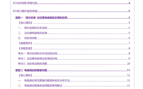 专题13电磁感应（讲义）（原卷版）_04高考物理_2025年新高考资料_二轮复习_上好课2025年高考物理二轮复习讲练测（新高考通用）3381829