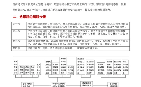 专题01选择题解题技巧（原卷版）_2025年新高考资料_二轮复习_01高考语文等多个文件_2025年高三地理高考二轮复习专项提升_重点&middot;难点&middot;热点专练（分地区）_黑吉辽专用