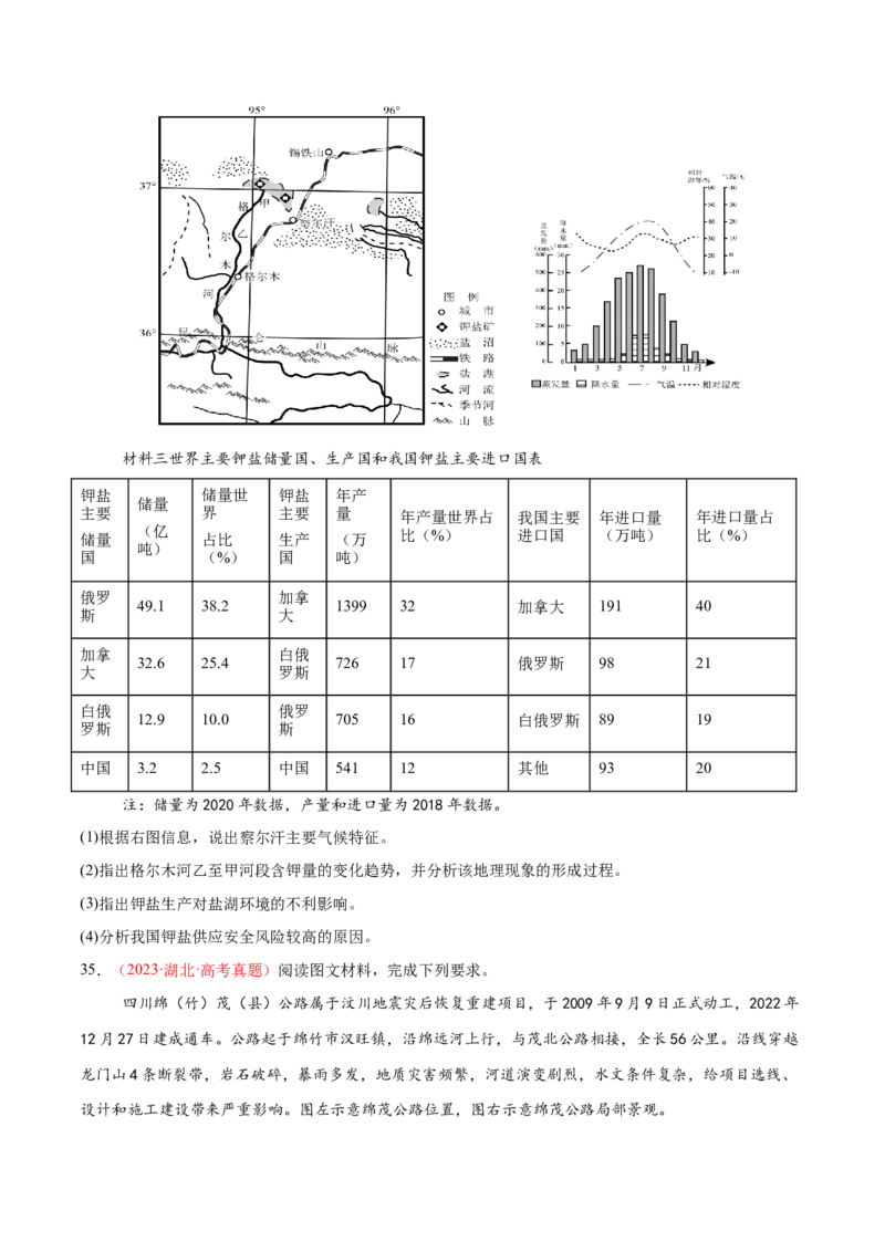 专题11资源、环境与国家安全（练习）（原卷版）_2025年新高考资料_二轮复习_01高考语文等多个文件_上好课2025年高考地理二轮复习讲练测（新高考通用）_第一部分专题突破
