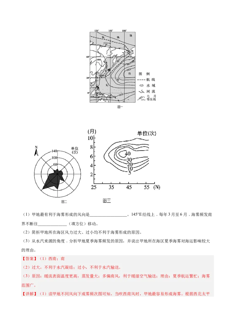 专题07自然灾害与地理信息技术+解析版_2025年新高考资料_二轮复习_01高考语文等多个文件_2025年高三地理高考二轮复习专项提升_真题演练