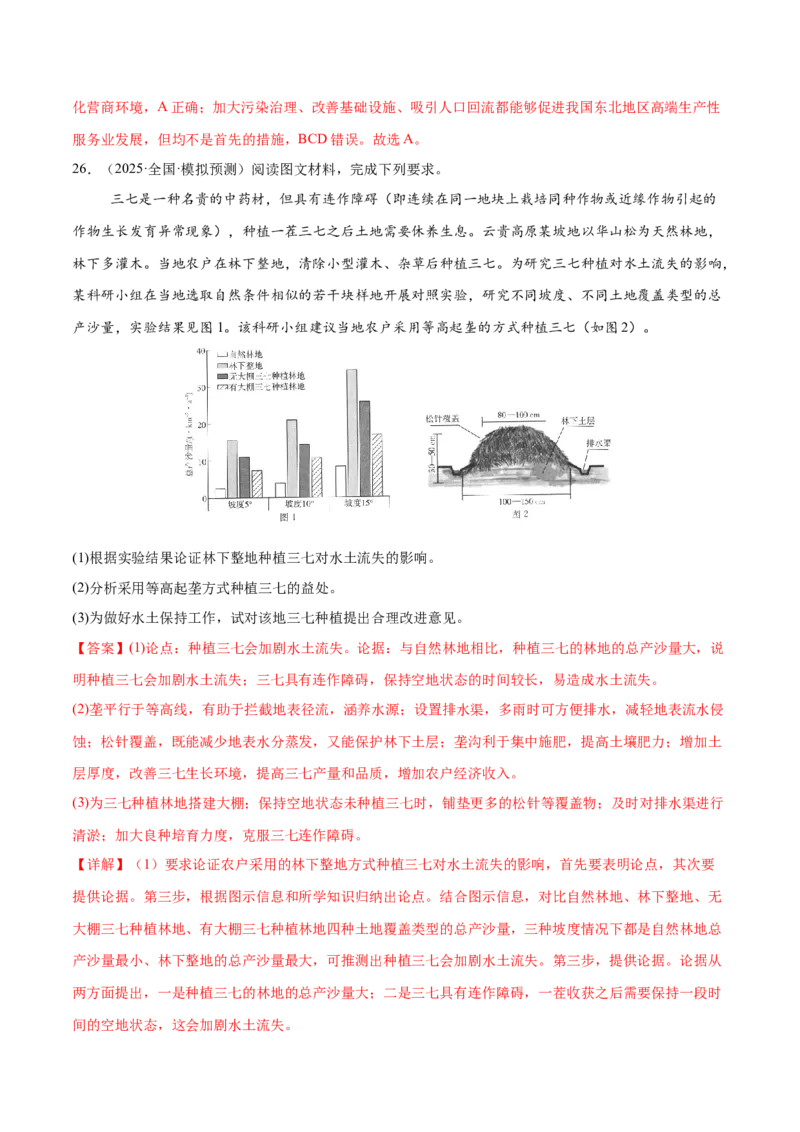 专题09产业区位与产业发展（练习）（解析版）_2025年新高考资料_二轮复习_01高考语文等多个文件_上好课2025年高考地理二轮复习讲练测（新高考通用）_第一部分专题突破