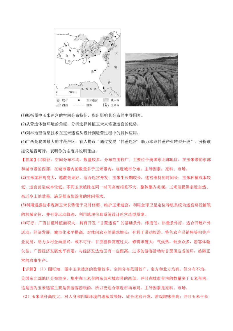 专题09产业区位与产业发展（练习）（解析版）_2025年新高考资料_二轮复习_01高考语文等多个文件_上好课2025年高考地理二轮复习讲练测（新高考通用）_第一部分专题突破