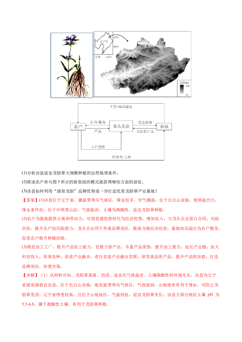专题09产业区位与产业发展（练习）（解析版）_2025年新高考资料_二轮复习_01高考语文等多个文件_上好课2025年高考地理二轮复习讲练测（新高考通用）_第一部分专题突破