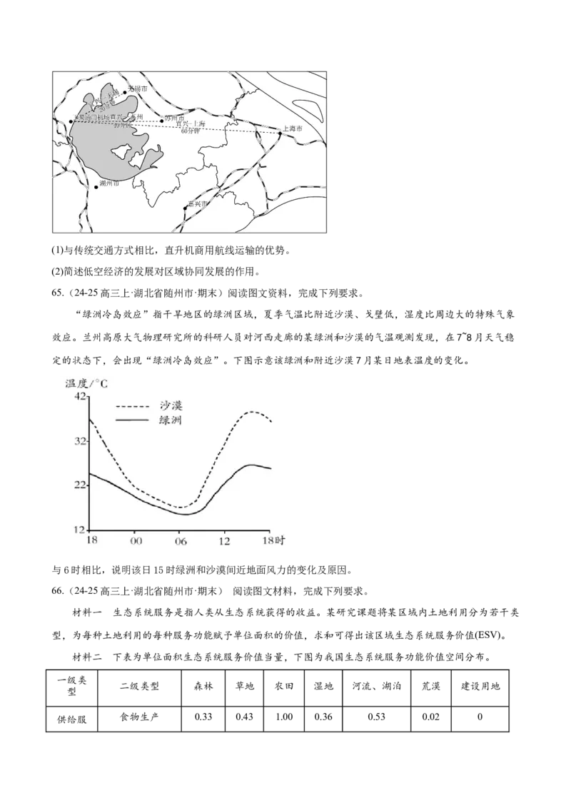 专题02非选择题攻略（练习）（原卷版）_2025年新高考资料_二轮复习_上好课2025年高考地理二轮复习讲练测（新高考通用）3381954