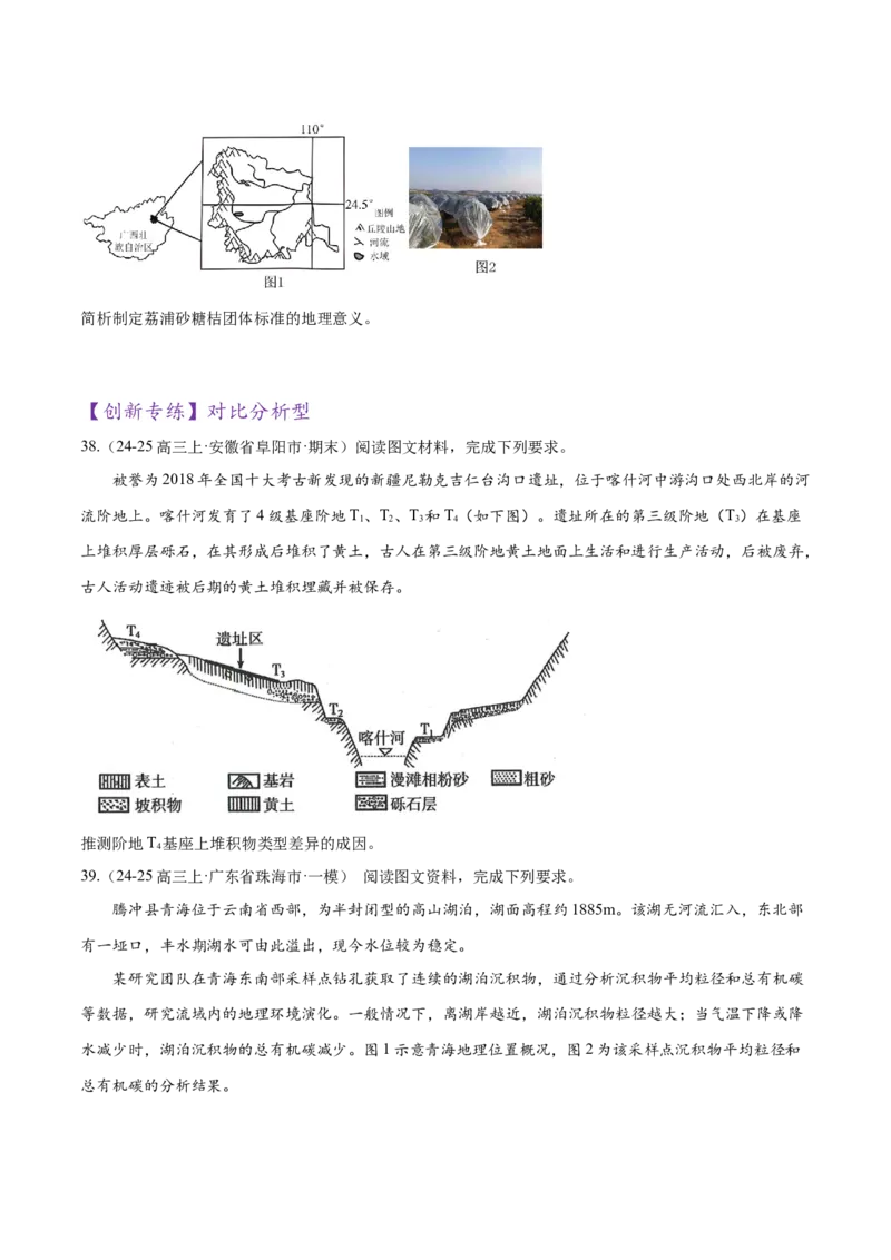 专题02非选择题攻略（练习）（原卷版）_2025年新高考资料_二轮复习_上好课2025年高考地理二轮复习讲练测（新高考通用）3381954