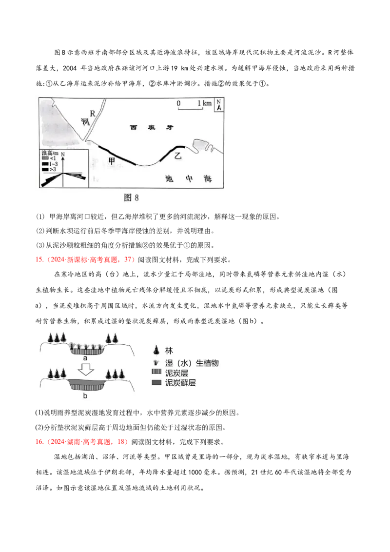 专题02非选择题攻略（练习）（原卷版）_2025年新高考资料_二轮复习_上好课2025年高考地理二轮复习讲练测（新高考通用）3381954