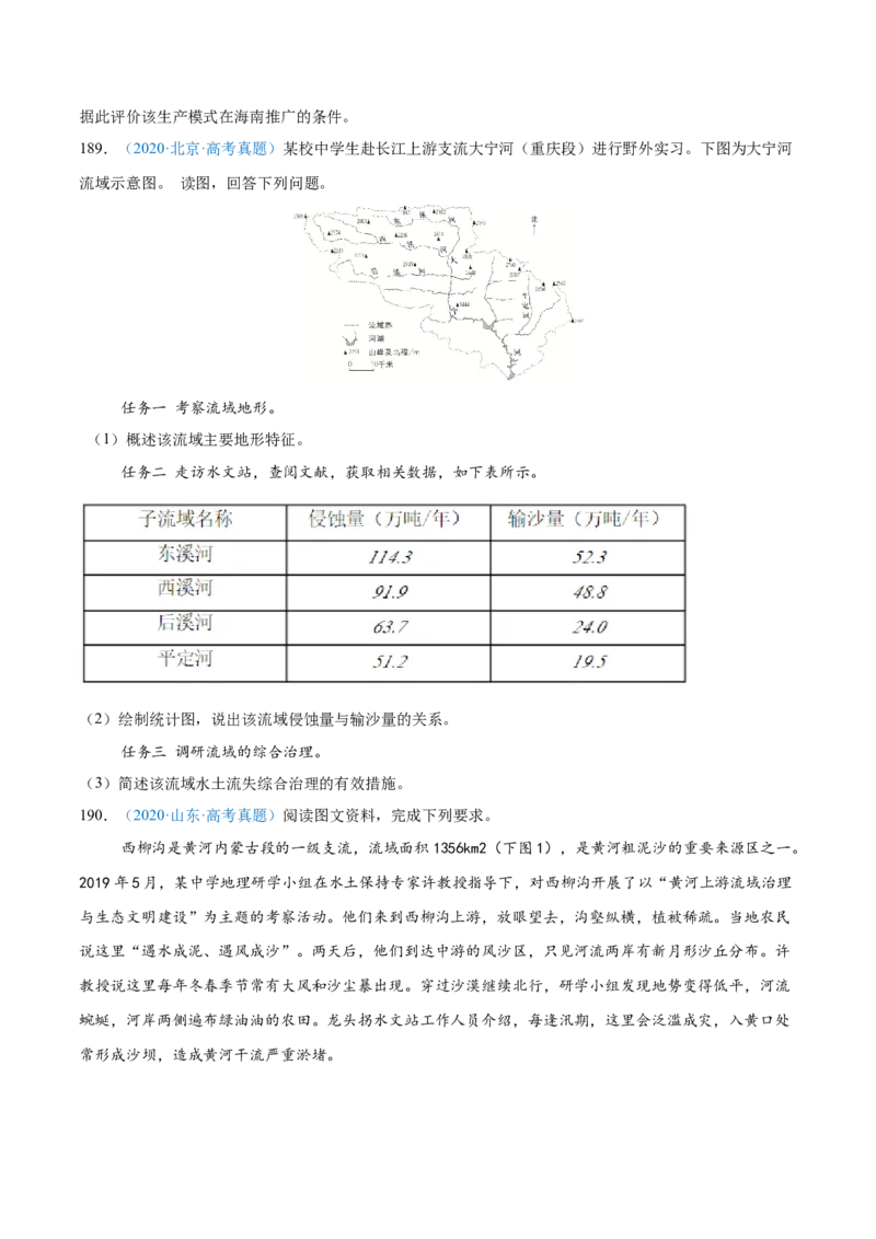 专题12区域发展+原卷版_2025年新高考资料_二轮复习_01高考语文等多个文件_2025年高三地理高考二轮复习专项提升_真题演练
