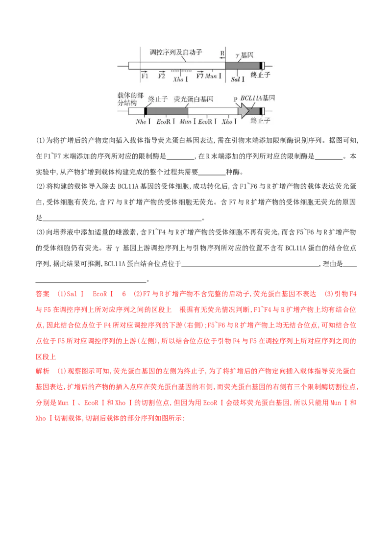押第25题生物技术与工程模块（解析版）_2024年新高考资料_5.2024三轮冲刺_备战2024年高考生物临考题号押题（辽宁、黑龙江、吉林专用）322857720
