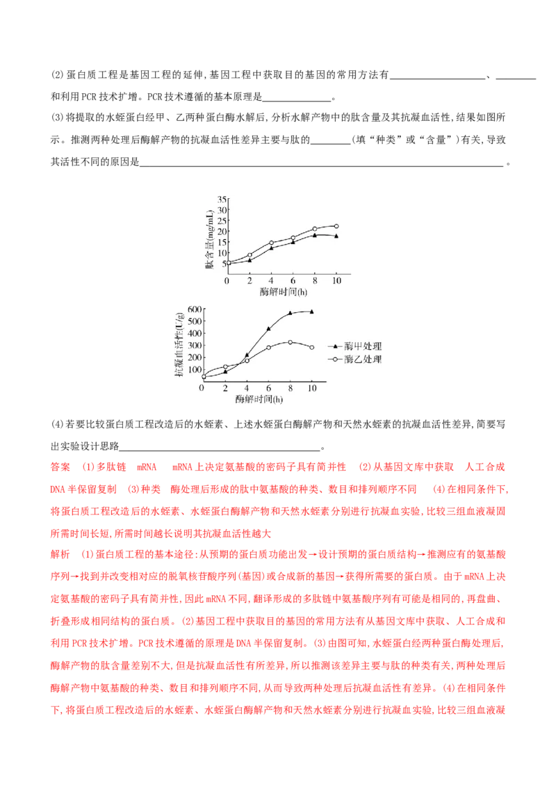 押第25题生物技术与工程模块（解析版）_2024年新高考资料_5.2024三轮冲刺_备战2024年高考生物临考题号押题（辽宁、黑龙江、吉林专用）322857720