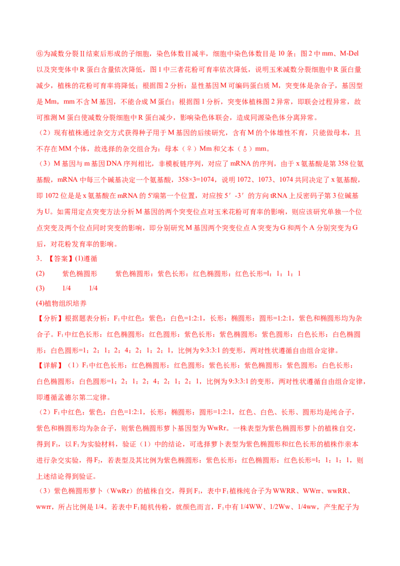 押新高考卷遗传与进化（解析版）-备战2024年高考生物临考题号押题（新高考通用）_2024年新高考资料_5.2024三轮冲刺_备战2024年高考生物临考题号押题（新高考通用）322745222_594