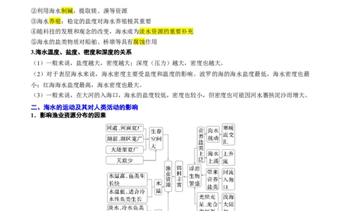 专题05海洋水环境（解析版）_2025年新高考资料_二轮复习_2025年高三地理高考二轮复习专项提升（新高考通用）3405802_重点&middot;难点&middot;热点专练（分地区）_北京专用