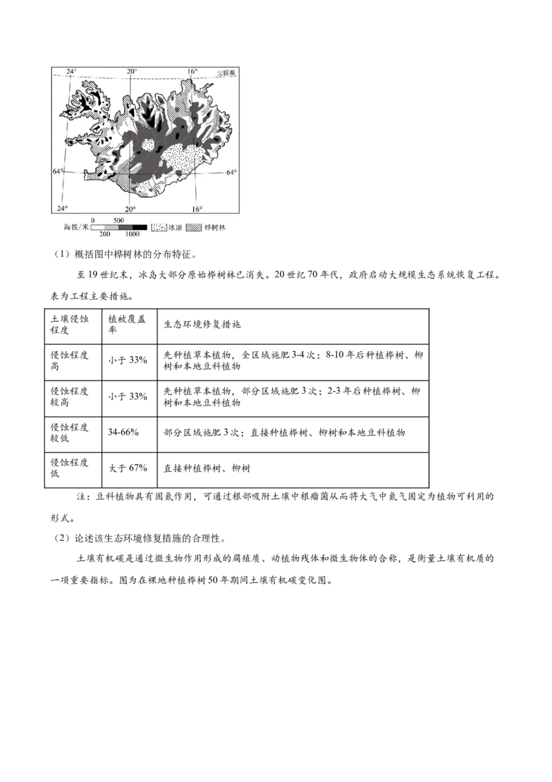 专题07自然环境的整体性与差异性（原卷版）_2025年新高考资料_二轮复习_01高考语文等多个文件_2025年高三地理高考二轮复习专项提升_重点&middot;难点&middot;热点专练（分地区）_北京专用