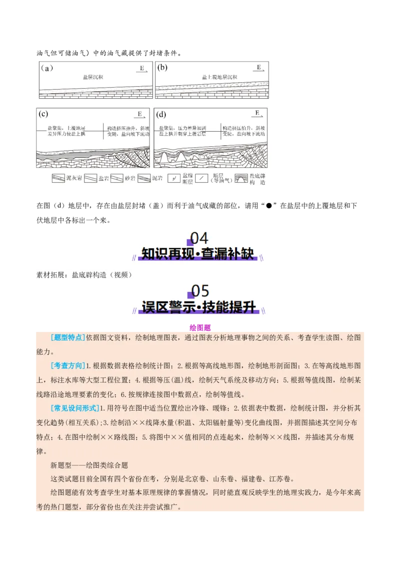专题03新高考新题型攻略（讲义）（原卷版）_2025年新高考资料_二轮复习_上好课2025年高考地理二轮复习讲练测（新高考通用）3381954