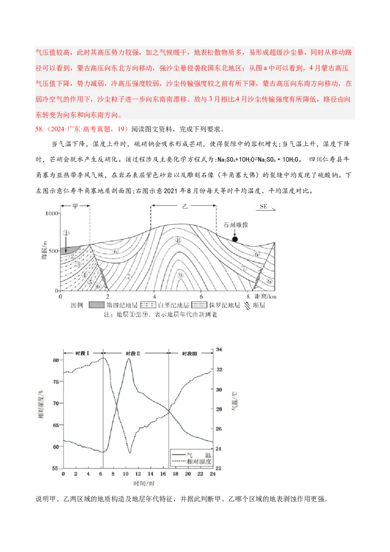 专题02非选择题攻略（练习）（解析版）_2025年新高考资料_二轮复习_01高考语文等多个文件_上好课2025年高考地理二轮复习讲练测（新高考通用）_第二部分题型突破