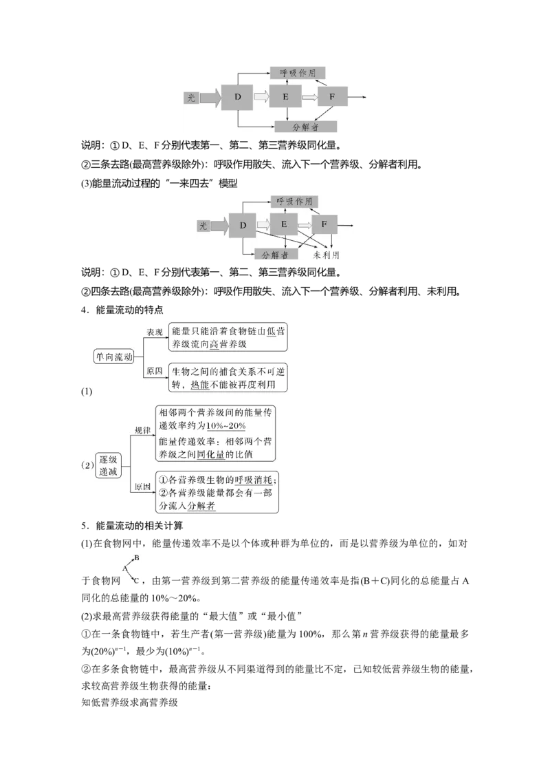 2023年高考生物一轮复习（全国版）第9单元第6课时　生态系统的能量流动_通用版（老高考）复习资料_2023年复习资料_一轮复习_2023年高考生物一轮复习讲义+课件（全国版）