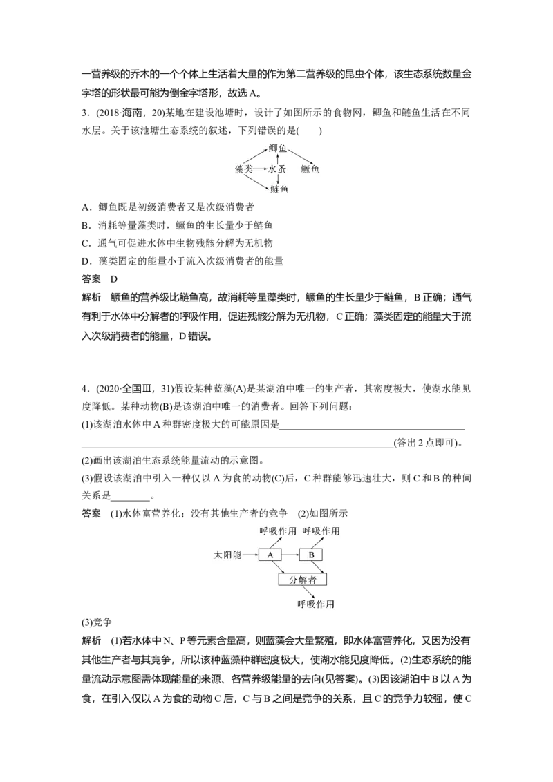 2023年高考生物一轮复习（全国版）第9单元第6课时　生态系统的能量流动_通用版（老高考）复习资料_2023年复习资料_一轮复习_2023年高考生物一轮复习讲义+课件（全国版）