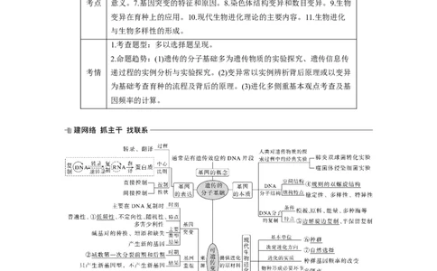 2023年高考生物二轮复习（全国版）第1篇专题突破专题5考点1　基因的本质和表达_通用版（老高考）复习资料_2023年复习资料_二轮复习_2023年高考生物二轮复习讲义+课件（全国版）